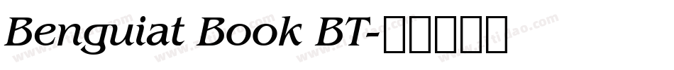 Benguiat Book BT字体转换